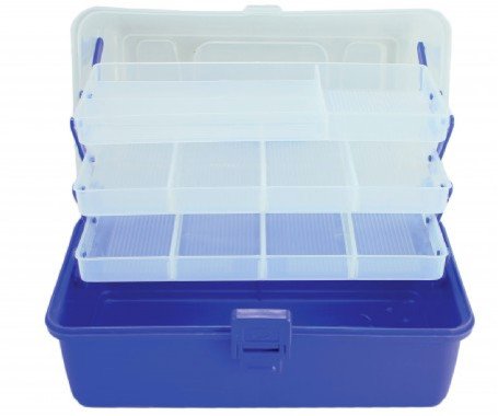 AQUA MARINE - Three Layer Multifunctional Fishing Tackle Box